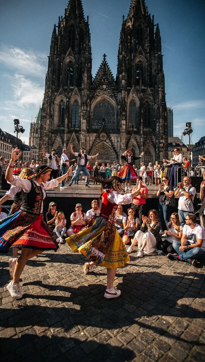 Ein Reiseberater erklärt individuell die Kombination von Eintrittskarten, Unterkunft und Logistik.